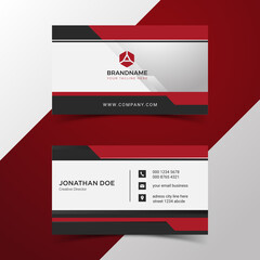 modern creative design business card template illustration