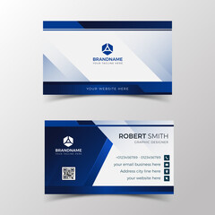 Professional Creative double side business card design
gradient.