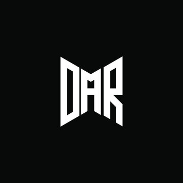 DAR letter logo creative design. DAR unique design