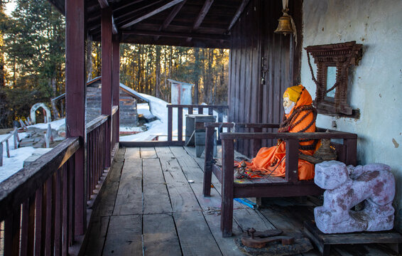 Khaptad Baba Ashram at Khaptad Nation Park, Nepal