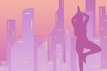 Yoga en la ciudad