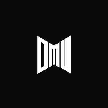 DMW letter logo creative design. DMW unique design