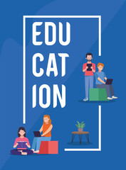 education online poster