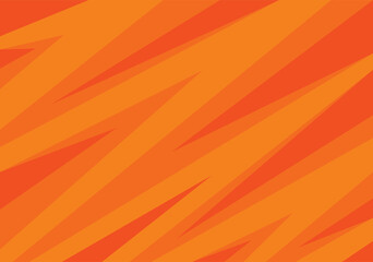 Simple background with gradient orange color zigzag pattern 