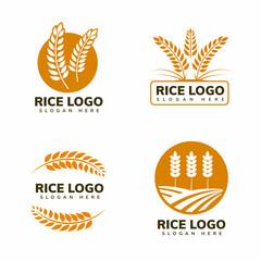 simple rice logo design