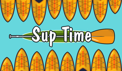 Drawn sup background Vector illustration.