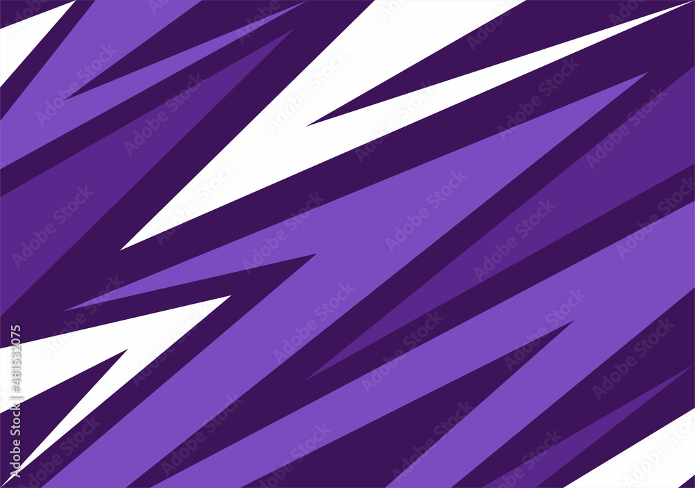 Poster simple background with gradient purple color zigzag pattern