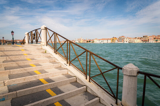 Venice bridge on island of giudecca