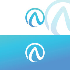 Letter A logo Concept