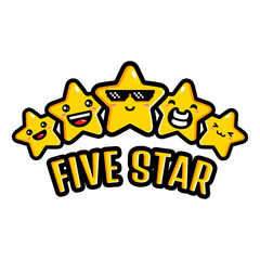 cute five star concept design