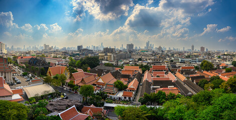 Bangkok - Golden Mount view