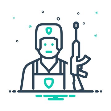 Mix icon for soldiers