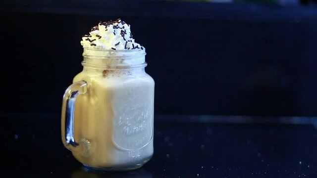 Frapuchino con chispas de chocolate 