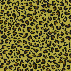 Leopard pattern. Camouflage. Vector graphics. Tiger.