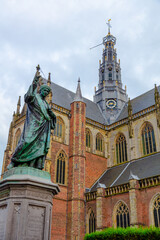 Naklejka premium Cathedral St Bavo, Haarlem Niederland