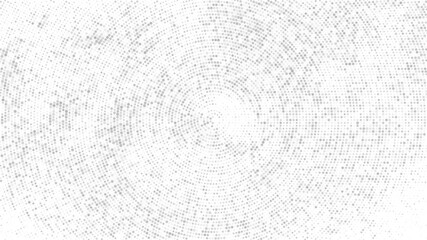 White And Grey Halftone Dotted Backdrop. Abstract Circular Retro Pattern. Pop Art Style Background. Silver Explosion Of Confetti. Digitally Generated Image. Vector Illustration, Eps 10.  