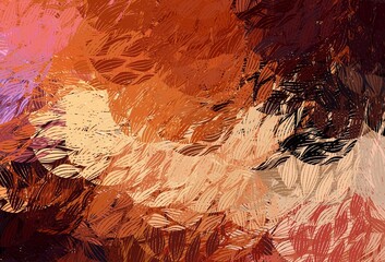 Light Purple, Pink vector template with chaotic shapes.