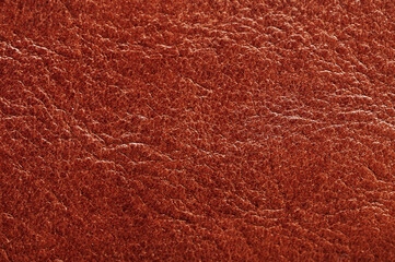 Structure of brown color leather surface