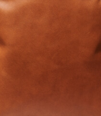 Soft shiny brown color leather background