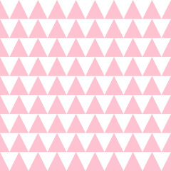 Pink background made with triangles shapes repeated. Soft pinkish subtle seamless pattern vector illustration