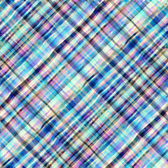Abstract seamless pattern. Futuristic blur plaid.