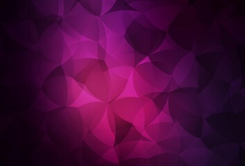 Obraz premium Dark Pink vector pattern with random forms.