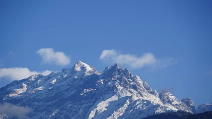 Crédence de cuisine en verre imprimé K2 Montagnes couvertes de neige de l& 39 Himalaya du Karakoram, pics K2