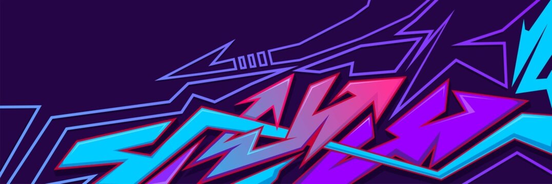 Car decal wrap design vector. Graphic abstract stripe racing background kit designs for vehicle, race car, rally, adventure and livery