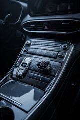 Car interior close up