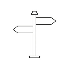 Direction pointer vector icon