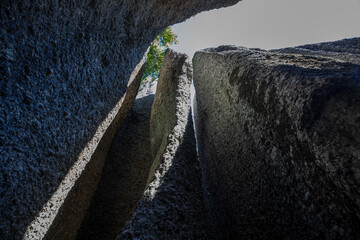 In the ancient city of Selge in Antalya, “Adam Kayalar,”means “Man Rocks” resemble several...