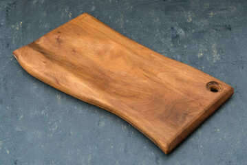 kitchen knife on cutting board