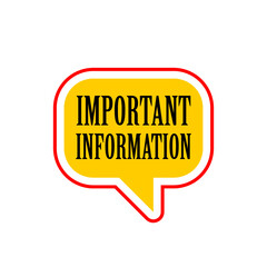 Important attention icon isolated on white background