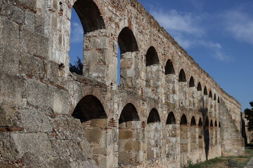 Roman aqueduct in Merida, Spain