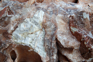 Natural background rocks with crystals.