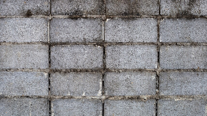 Obraz premium Texture of old concrete brick wall for background.
