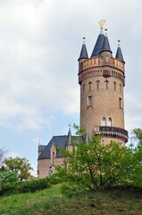 Fototapeta na wymiar Flatow Turm in Potsdam Babelsberg