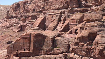 Around the Crussader Castle at el - Habis in Petra - Jordan, World Heritage Site