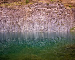 Reflections in the water
