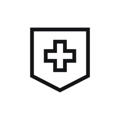 Medical health protection icon design vector illustration