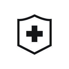 Medical health protection icon design vector illustration