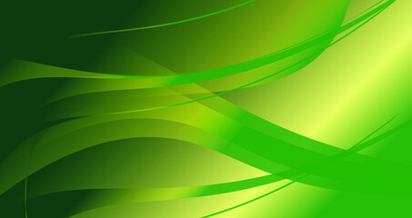 Abstract green background with lines