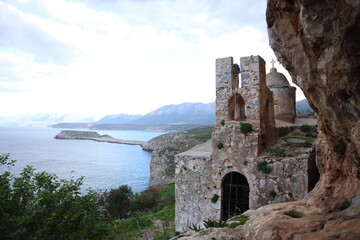 Fototapeta premium historic Church called Ekklisia Odigitria in Peloponnese, greece, Europe