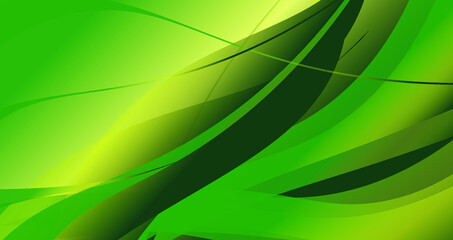 Abstract green background with lines