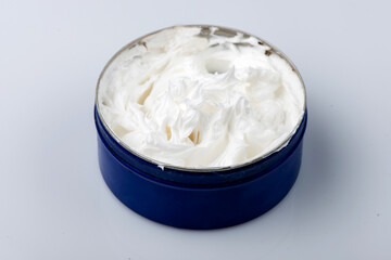 White texture of cream background.