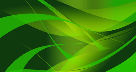 Abstract green background with lines