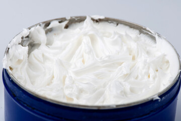 White texture of cream background.