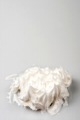 White texture of cream background.