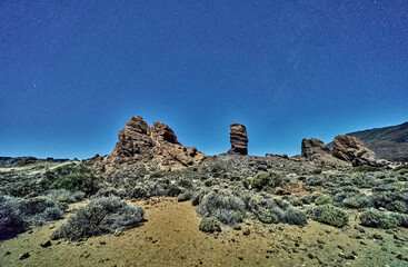 del Teide National Park, Tenerife, Canary Islands, Spain.