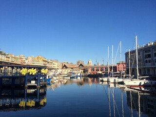 Fototapeta na wymiar porto vecchio Genova